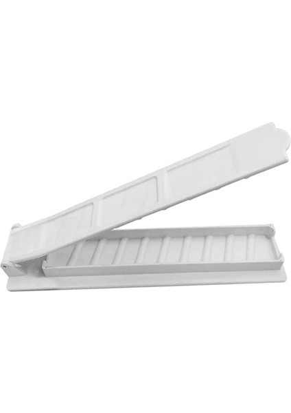 Tek Satır Kebab Maker Barbekü Et Sok Makinesi Kebab Pres Maker Yeniden Kullanılabilir Barbekü Sokak Yapıcı Kebab - Beyaz (Yurt Dışından)