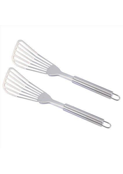 Balık Spatula, 2 Paket Paslanmaz Çelik Balık Turner 12.5 Inç Mutfak Kurabiye Spatula Fırçalanmış Paslanmaz Sap (Yurt Dışından) modelleri