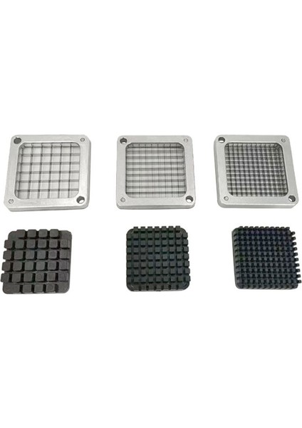 Fransız Fry Cutter Paslanmaz Çelik +3 Bıçaklar Boyut, Fries Cips Kesici Parçaları Patates Patates Cips Kesiciler (6.5mm) (Yurt Dışından) modelleri