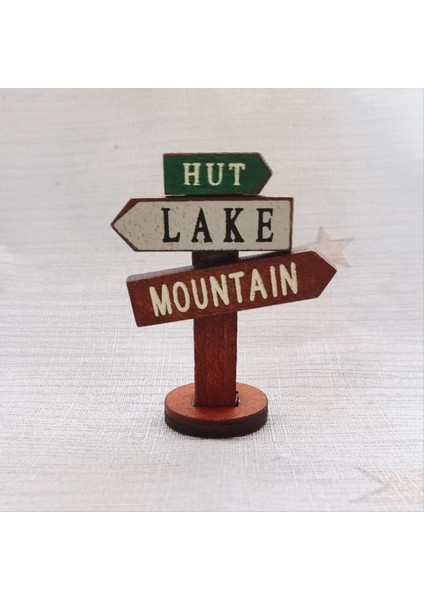 Yol Işareti El Sanatları Bahçe Süslemeleri Bahçe Süslemeleri Mikro Tip Manzaralar Minyatür Sahneler Tabela Süsleri (Yurt Dışından) fiyatları