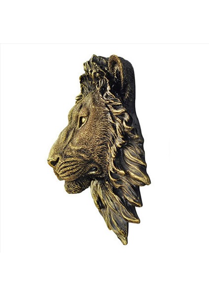 2pcs Hayvan Başı Duvar Dekor Aslan Duvar Dekor Duvar Heykeli Ev Dekor Yaratıcı Simülasyon Heykel (Yurt Dışından) fiyatları