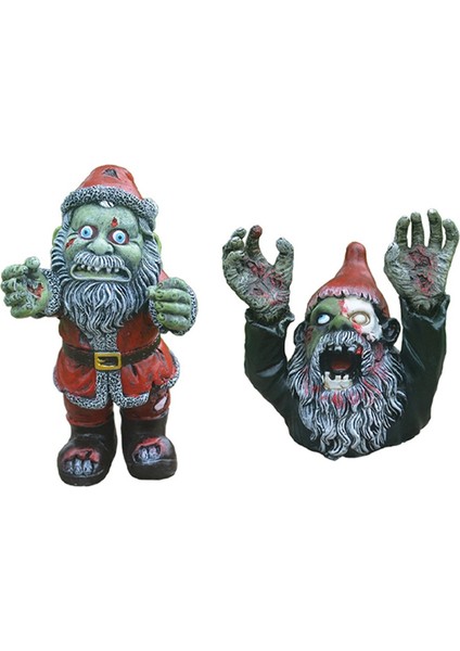 Cadılar Bayramı Korku Komik Heykel Reçinesi Açık Bahçe Avlu Süsleri Cüce Heykel Avlu Dekorasyon El Sanatları (Yurt Dışından)