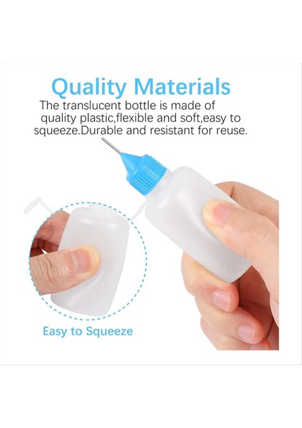 Hassas Iğne Ucu Tutkal Aplikatör Şişeleri, Diy Quilling Papercraft Tutkal Mürekkep Sıvı Akrilik Boya (Yurt Dışından) fırsatları