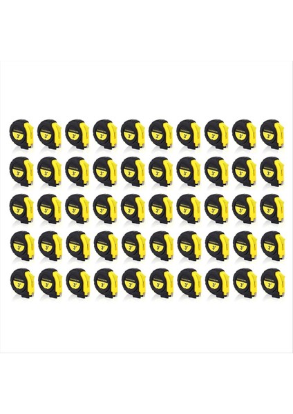 50 Adet Mini Ölçüm Bandı 3 Ft Geri Çekilebilir Anahtar Bant Ölçüsü Kolay Okuma Ölçüm Bant Dökme Seti (Yurt Dışından)