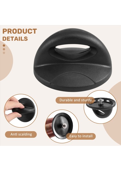 1pcs Universal Pot Lid Yedek Düğmeleri, Isıya Dayanıklı Tava Kapağı Tutma Kolları (Yurt Dışından) indirimleri