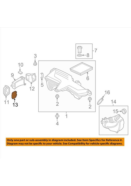 2x 13718507321 Hava Giriş Muffler Grille Hava Emme Izgarası Bmw F20 F20N F21 F21N F22 F23 (Yurt Dışından) indirimleri