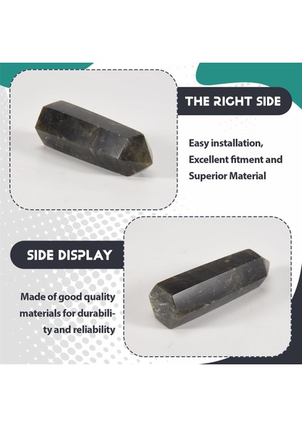 Aytaşı Kristal Sütun Doğal Labradorit Kuvars Dikilitaş Kristal Sütun Değiştirme Noktası Şifa Taş Ev Dekoru 5-6cm (Yurt Dışından) indirimleri