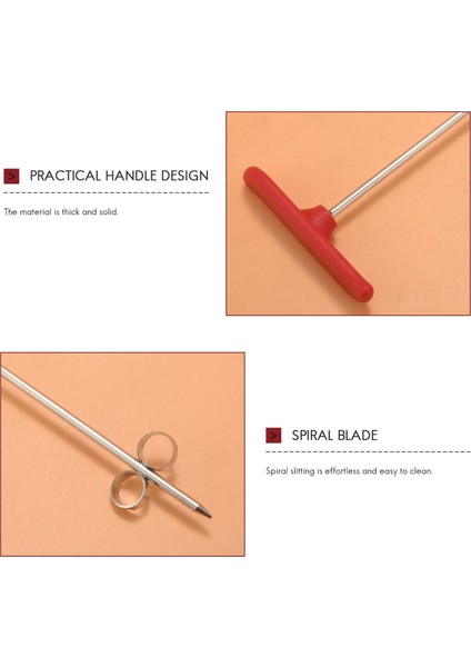 Yeni Yaratıcı Sebze Meyve Spiral Büküm Bıçağı Paslanmaz Çelik Manuel Spiral Oyma Kesici Mutfak Tepesi Dekorasyon Sebze Bıçağı Spiral Oyma Aracı Kırmızı (Yurt Dışından) fırsatları