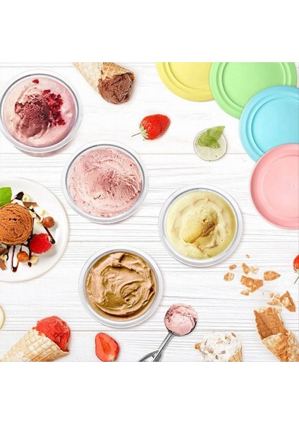 Ninja Creami NC301 NC300 NC2999MZ Serisi Dondurma Konteynırları Için Dondurma Pintleri ve Kapakları Gıda Dondurucu (Yurt Dışından) fırsatları