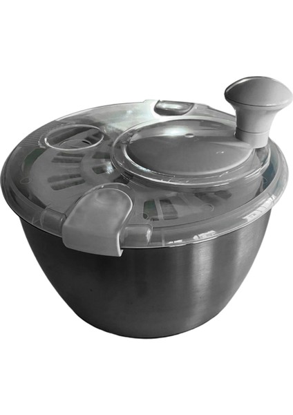 Salata Spinner Meyve Spinner Filtresi Ev Mutfak Salata Spinner, Marul Spinner, Meyve Yıkayıcı Sütlü Astar (Yurt Dışından)