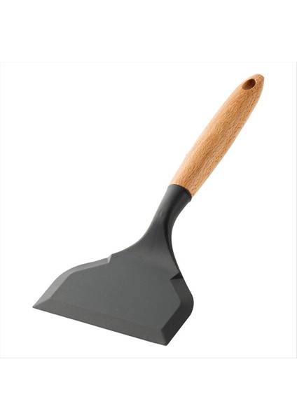 Yapışmaz Mutfak Geniş Sıyırıcı Pizza Pişirme Araçları Silikon Spatula Pişirme Madenleri Kürek Spatula Kitchenware D (Yurt Dışından)