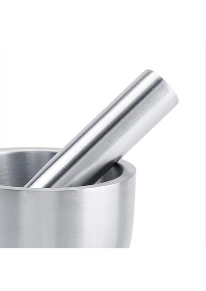 Paslanmaz Çelik Büyük Harç ve Havaneli Baharat Hapı Kırıcı, Mutfak Veya Öğütme Otları Için Koruyucu Kapaklı Seti (Yurt Dışından) fiyatları