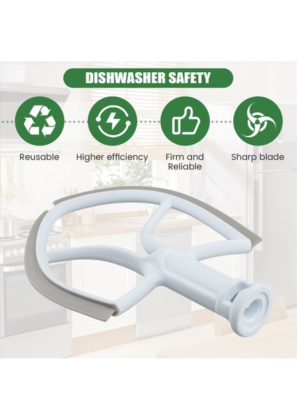5qt Mutfakaid Stand Mikser Kasesi Sıyırıcı Için Düz Çırpıcı, Kürek Değiştirme Asseccories EKLERI-K4SS 5K5SS 5 ve 500 1 Pcs (Yurt Dışından) indirimleri