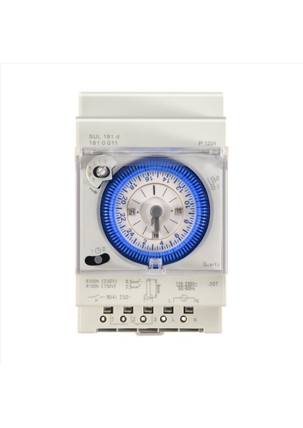 Analog Mekanik Zamanlayıcı Anahtarı 110V-220V Günlük Günlük Prograbi Olabilir 15 Diyi Ayar Zaman Anahtarı Rölesi SUL181D Sıcak (Yurt Dışından) modelleri