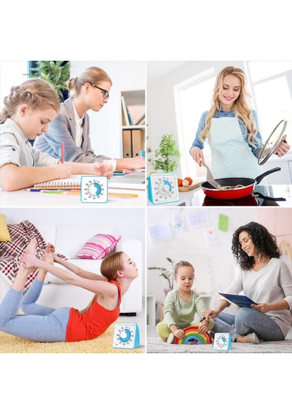 Çocuklar için 60 dakikalık görsel zamanlayıcı, çalışma sınıf zamanlayıcısı, öğretmenler ve yetişkinler için sessiz geri sayım zamanlayıcı (Yurt Dışından) indirimleri