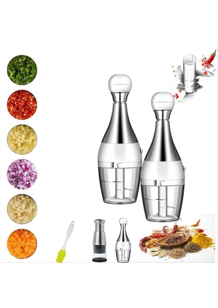 Ev Kesme Makinesi Sarımsak Vurma Manuel Sarımsak Ezici Küçük Karıştırma Kesme Kırıcı (Yurt Dışından) fiyatları