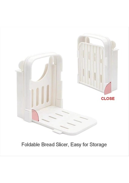 Ev Yapımı Ekmek Için Ekmek Kesici, Katlanabilir Plastik Ekmek Dilimleyici, Kompakt Ekmek Kesme Kılavuzu, Ekmek Somun Kesici (Yurt Dışından) fırsatları