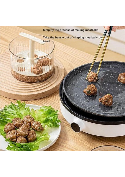 Manuel Köfte Makinesi, 5 Köfte, Çok Fonksiyonlu Mutfak Gadget&#39;ı Kolayca Yapabilir (Yurt Dışından) fiyatları