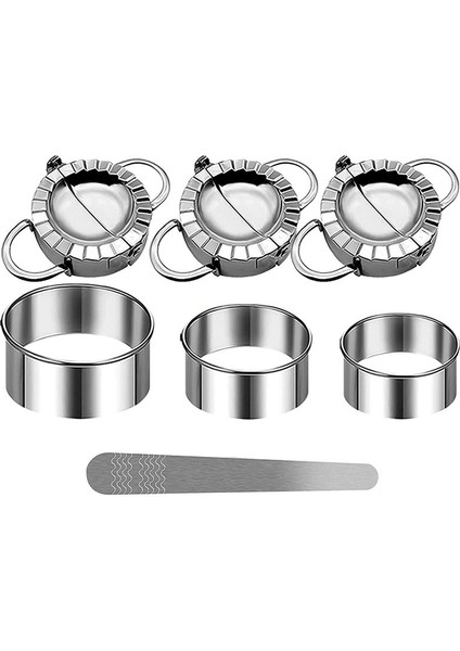 Ravioli Şekillendirici, Paslanmaz Çelik Hamur Tatlısı Ravioli Şekillendirici Seti, Mantı Kurabiye Kesicileri, Hamur Tatlısı, Mantı Yapmak Için (Yurt Dışından)