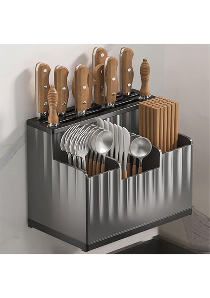 Duvara Monte Mutfak Gereç Depolama Rafı Büyük Kapasiteli Çubuk Depolama Raf Krem-Beyaz (Yurt Dışından) fırsatları