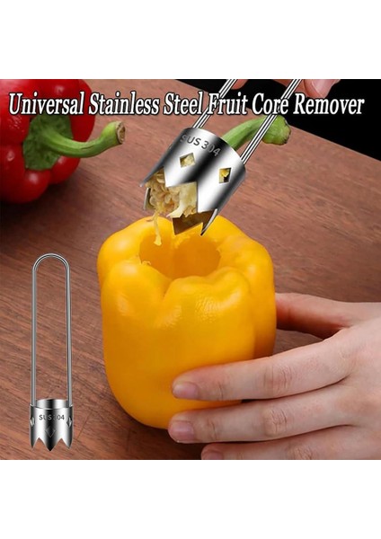 Armut Çekirdeklerini, Meyve Çekirdeklerini, Sebze Çekirdeğini, Delikleri ve Çekirdekleri Çıkarmak Için Paslanmaz Çelik Corer (Yurt Dışından) modelleri