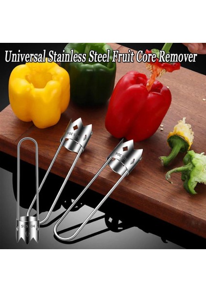 Armut Çekirdeklerini, Meyve Çekirdeklerini, Sebze Çekirdeğini, Delikleri ve Çekirdekleri Çıkarmak Için Paslanmaz Çelik Corer (Yurt Dışından) fırsatları