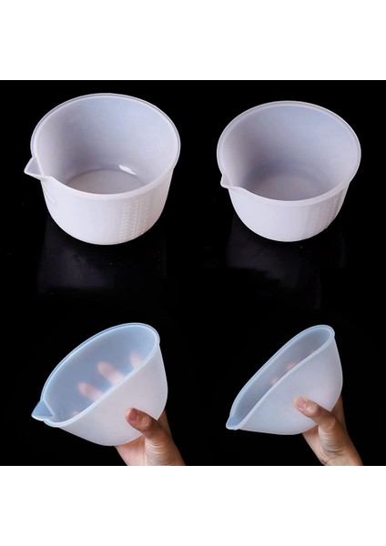 600ML/20OZ Reçine Karıştırma Bardağı, 2 Parçalı 100ML Ölçüm Bardağı, Silikon Karıştırma Çubuğu, Epoksi Karıştırma Kiti (Yurt Dışından) modelleri