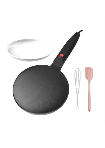 Yapışmaz Kaplama Elektrikli Krep Tavası 600W Handheld Gözleme Makinesi Elektrikli Yuvarlak Griddle Krepler Için Us Fiş (Yurt Dışından)