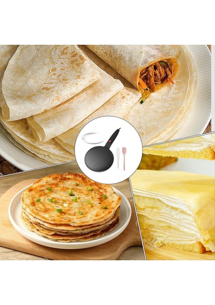 Yapışmaz Kaplama Elektrikli Krep Tavası 600W Handheld Gözleme Makinesi Elektrikli Yuvarlak Griddle Krepler Için Us Fiş (Yurt Dışından) indirimleri