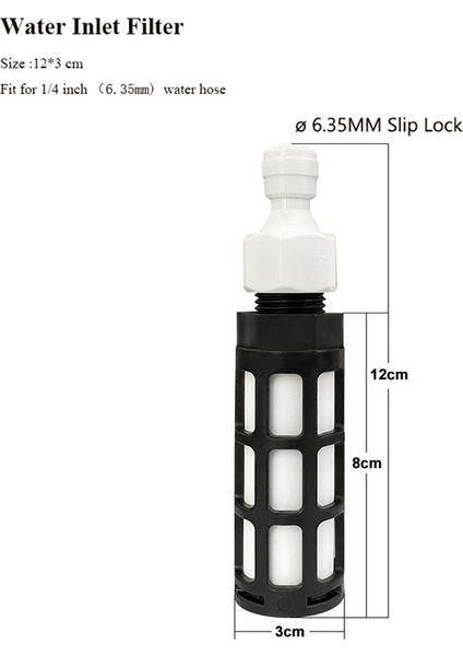 1/4 inç su hortumu için pompa ve su püskürtücü sisleme sistemi için su filtresi (Yurt Dışından) indirimleri