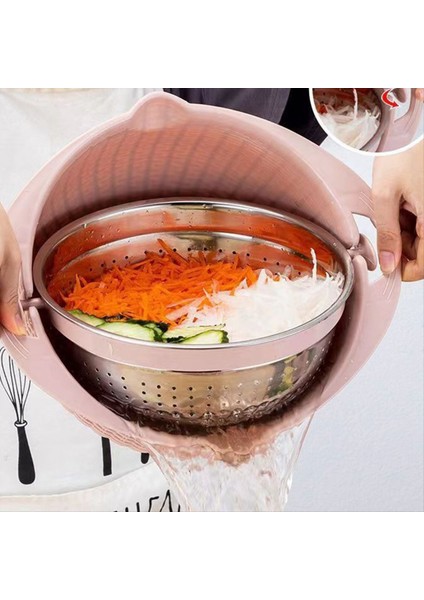 Gıda Süzgeçleri ve Kolanlar Makarna Süzgeç Pirinç Süzgeç Meyve Temizleyici Salata Salata Süzgeçleri Mutfak, Mavi (Yurt Dışından) fiyatları