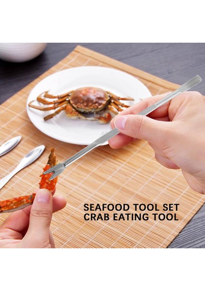 Deniz Ürünleri Aracı Kiti, Paslanmaz Çelik Yengeç Bacak Krakeri ve Çatallar Somun Krakeri Set Kabuklu Deniz Ürünleri Sheller 12 Pcs (Yurt Dışından) fiyatları