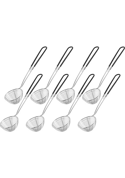 Hot Pot Süzdürme Kepçeleri, Paslanmaz Çelik Strip Süzgeç Kaşıkları Mini Mesh Skimmer Kaşığı Spander Kepçesi Sap (Yurt Dışından)