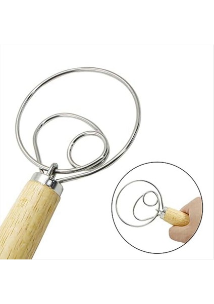 Hamur Çırpma, 13 Inç Ahşap Hollandalı Çırpma Hamur Hamuru Mikseri El Aleti, Ekmek Hamur Çırpma (Yurt Dışından) indirimleri