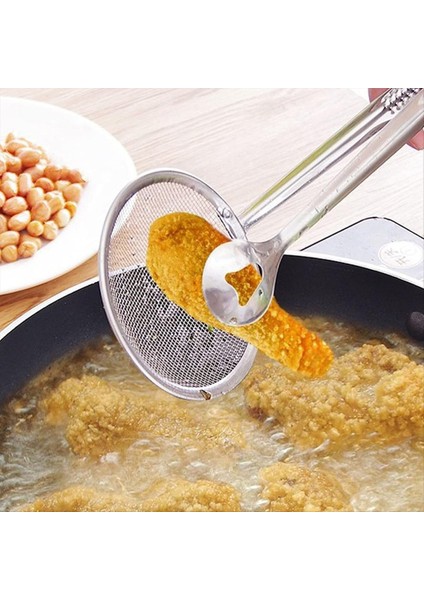 2 In1 Filtre Kaşık Klipsli Barbekü Filtresi, Paslanmaz Çelik Mutfak Maşaları Filtre Kaşık Klipsli Hotm Tong Gıda Klipsi (Yurt Dışından) indirimleri