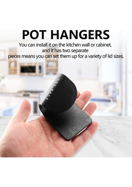 Pot Kapağı Tutucu, Kabine Için 5 Çift Tencere ve Pan Organizatör, Ayarlanabilir Kapak Tutucu, Dolap Kapısı Organizatör Pot Askı (Yurt Dışından) modelleri