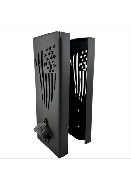 Şişe Açıcı ile Soğutucu Tutucu, Duvara Monte Edilebilir Soğutucu Tutucu, 1 Can Soğutucu Tutucusunda 40 x 9 x 9cm (Yurt Dışından)