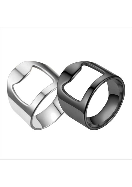 32PCS Barmen Ring Barmen Yüzük Şişe Açıcı Paslanmaz Çelik Halka Şişe Açıcı Şişe Açıcı Barmenler Için, B (Yurt Dışından)