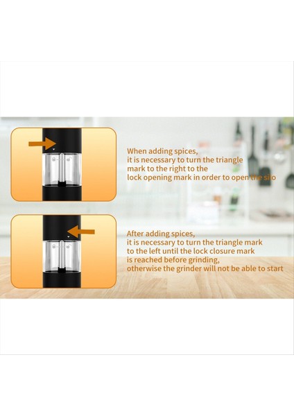 Elektrikli Tuz ve Biber Öğütücü Seti Otomatik Tuzlu Biber Değirmeni Öğütücü Ayarlanabilir Kaba Pille Çalışan LED Işık (Yurt Dışından) indirimleri