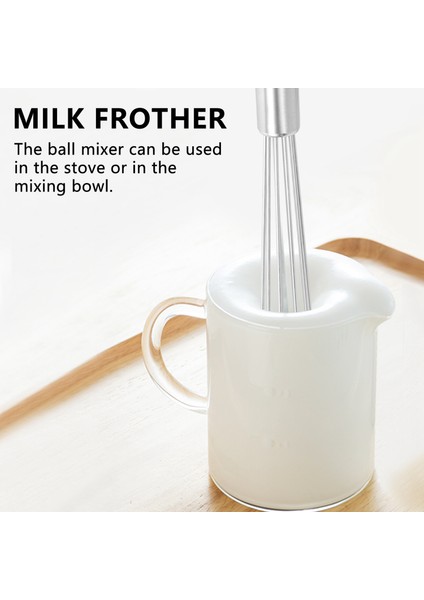 2 Adet Paslanmaz Çelik Bilyalı Çırpma Tel Yumurta Çırpma Seti Mutfak Pişirme, Karıştırma, Çırpma, Atma Için Uygun (Yurt Dışından) fiyatları