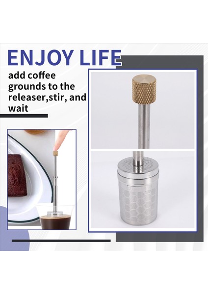 Taşınabilir Fransız Kahve ve Çay Final Basın Yapımcısı Kahve Filtresi Yeniden Kullanılabilir Tam Gövdeli Kahve Pres Yapıcı Geziler Kampı (Yurt Dışından) indirimleri