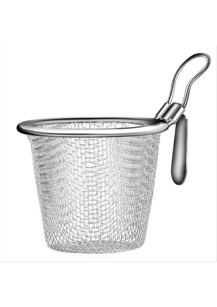 2pcs Paslanmaz Çelik Kara Kara Süzgeç Sepeti Yemek Mutfak Kevset Sepetleri Servis Servis Servis, L (Yurt Dışından)