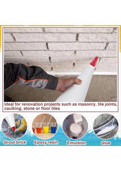 6pcs Kalıplı Gözyaşı Dirençli Harç Torbaları Döşeme Tesisat Için Çim Çimento Çantaları (Yurt Dışından) fiyatları