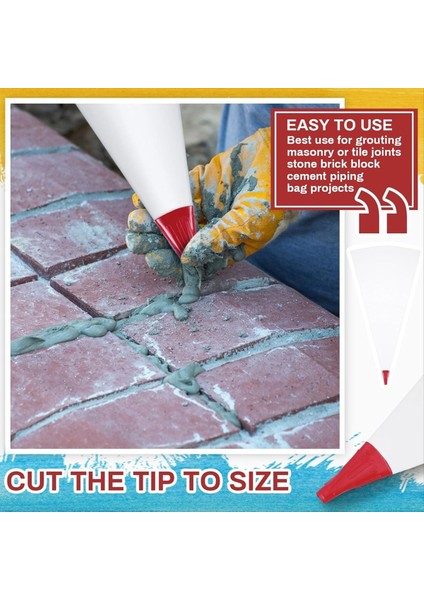 6pcs Kalıplı Gözyaşı Dirençli Harç Torbaları Döşeme Tesisat Için Çim Çimento Çantaları (Yurt Dışından) fırsatları