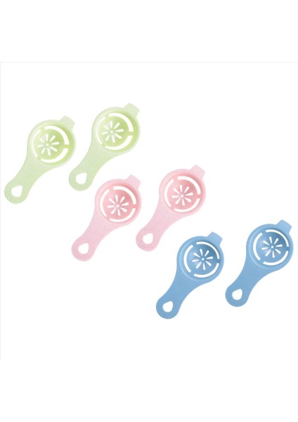 Yumurta Sarısı Beyaz Ayırıcı 6 Pcs Yumurta Ayırıcı Yumurta Sarısı Ayırıcı Gıda Sınıfı Yumurta Beyaz Filtre Yumurta Ayırıcı Aracı (Yurt Dışından)