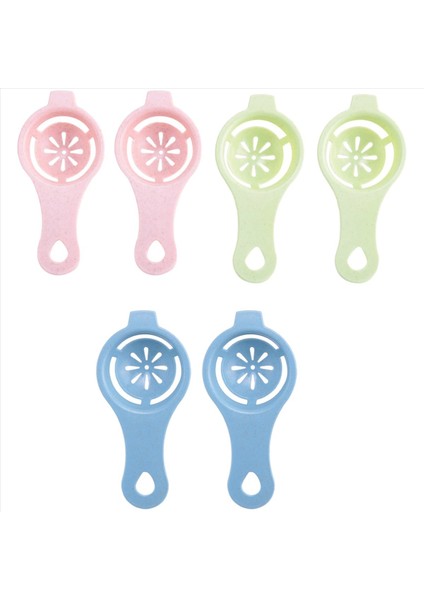 Yumurta Sarısı Beyaz Ayırıcı 6 Pcs Yumurta Ayırıcı Yumurta Sarısı Ayırıcı Gıda Sınıfı Yumurta Beyaz Filtre Yumurta Ayırıcı Aracı (Yurt Dışından) fiyatları