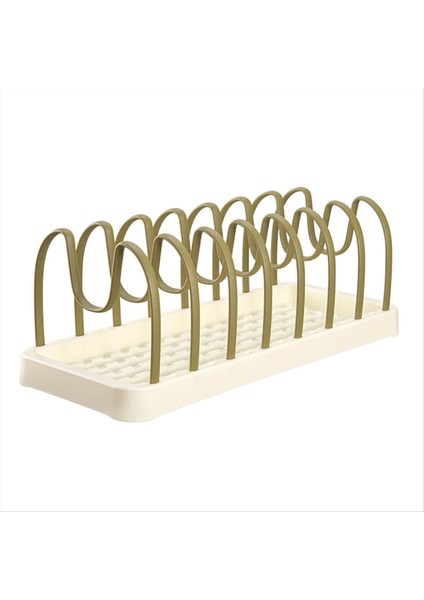 Dolap Için Tencere ve Tavalar Organizatör, Ayarlanabilir Eklenti Bölücü Zeytin Yeşili ile Mutfak Tezgahı Için Saksı Kapağı Tutucu (Yurt Dışından)