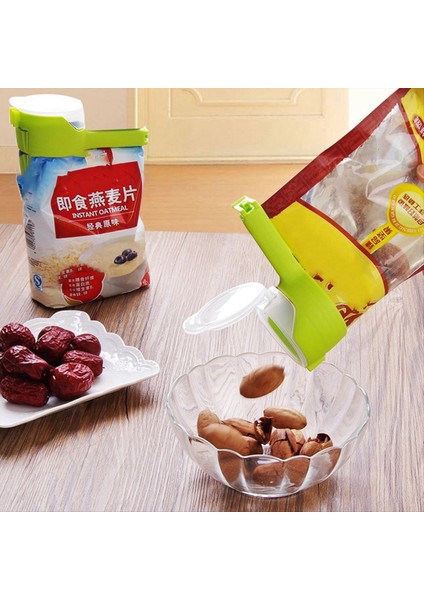 Çanta Gıda Sızdırmazlık Sızdırmazlık Kipi Snack Bag Süt Toz Taze Tutma Nem-Döteleme Klip Mutfak Baharat Klip (Yurt Dışından) fiyatları