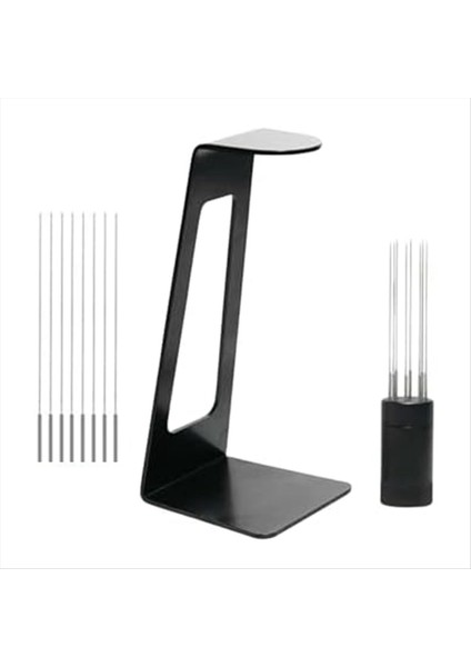 Wdt Espresso Dağıtım Aracı, Barrista Araçları, Kahve Karıştırıcı 0.35MM 8 Paslanmaz Çelik Iğneler, Manyetik Stand (Yurt Dışından)