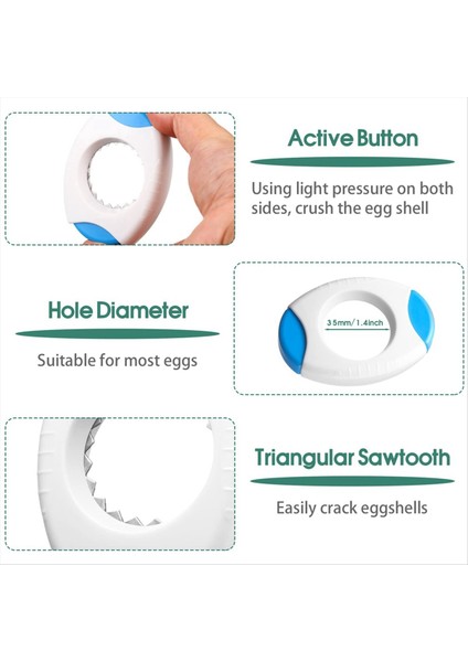 2 Paket Yumurta Kabuğu Açıcı, Yumurta Kesici Pişmiş Yumurtaların Üstlerini Hızlı Kesmek Için, Ev Pişirme Aksesuarları, Sarı (Yurt Dışından) modelleri